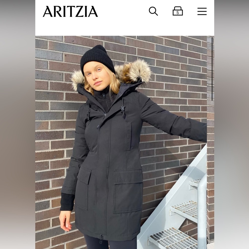 TNA Bancroft parka. Premium Goose down. Perfect condition